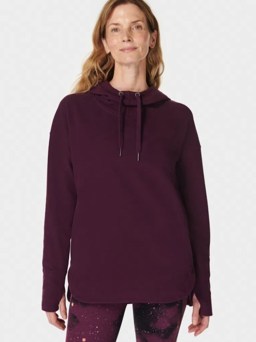 Sweaty Betty Escape Luxe Fleece Hoodie funnelneck size Medium